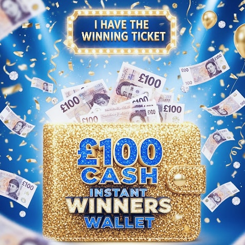 GRAND WINNING WALLETS £1,000 PRIZE POT !!!  £600 Instant Win Prizes + £400 TAX FREE CASH GRAND END PRIZE
