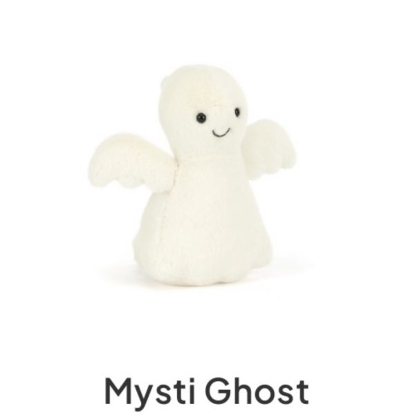 WIN for 95p  ! Jellycat HALLOWEEN Cuteness. SPOOKIPAWS & MYSTI GHOST 2025