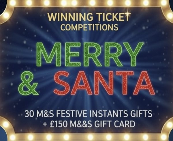 M&S... MERRY +SANTA! FESTIVE HAMPERS INSTANT WINS with a £150 M&S Gift Card END PRIZE !