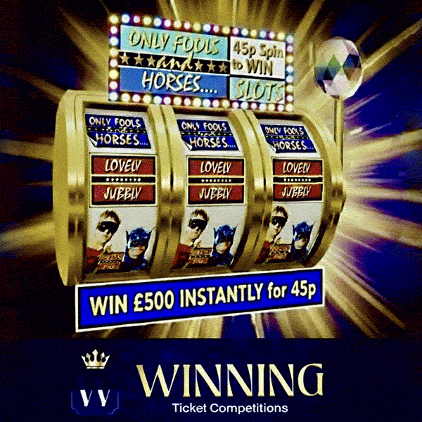 ONLY FOOLS & HORSES SLOTS. WIN £500 INSTANTLY for 45p. LOVELY JUBBLY !