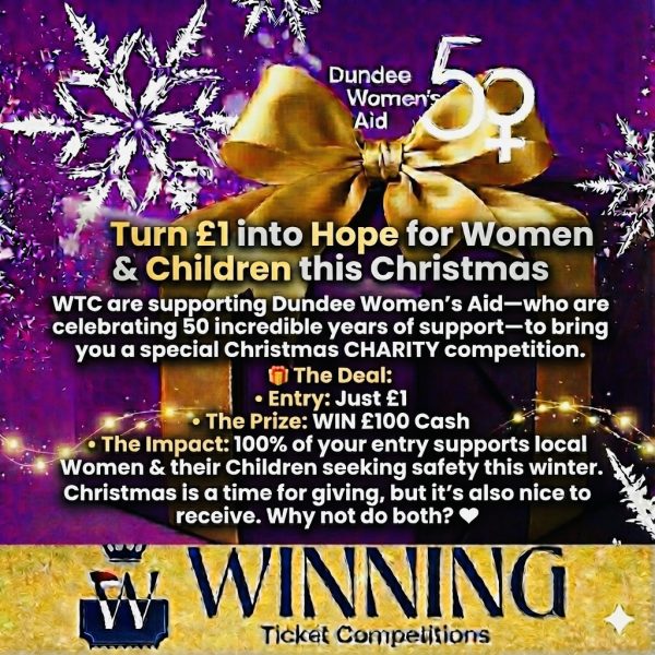 WIN £100 for £1 - WTC CHRISTMAS CHARITY COMPETITION - Supporting Women & Children This Christmas