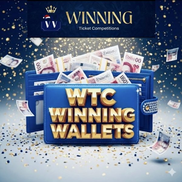 £600 WTC WINNING WALLETS. £500 of Instant Wins + £100 CASH End Prize